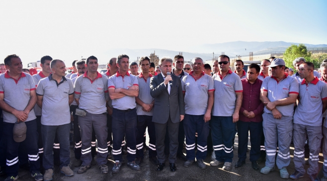 Bornova'da Temizlik İşleri Şantiyesi tamamen yenilendi