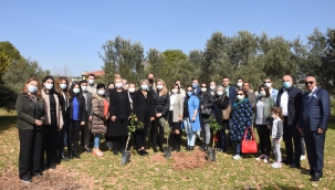 DEVA Partisi, öldürülen kadınlar için fidan dikti