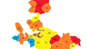 İzmir'in koronavirüs haritası: Hangi ilçeler daha riskli? 
