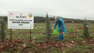 AK Kadın İzmir'den Orman Haftası'nda fidan dikimi