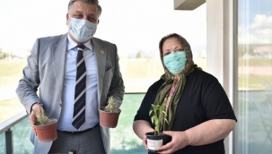 Bornova'da balkonlar renklendi