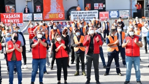 Çiğli 1 Mayıs'ı erken kutladı