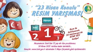 İzmir Valiliğinden 23 Nisan'a özel, ödüllü resim yarışması