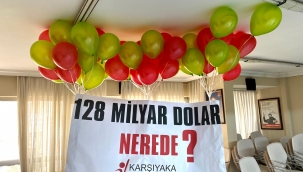 Karşıyakalı gençlerden pankartı almaya gelen güvenlikçiye: 'Uçtu herhalde' 