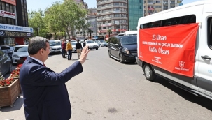 Konak Belediyesi filosundan 23 Nisan turu