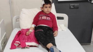 Manisa'da 6 yaşındaki Eymen'in başına 'yorgun mermi' isabet etti!