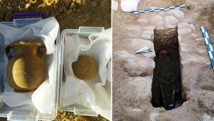 Tarlasını sürerken buldu! 5 bin yıllık tarihi eser...