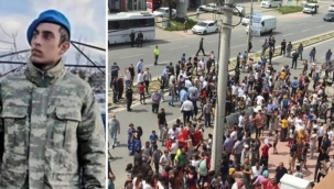 İntihar ettiği iddia edilen asker için Romanlardan 'mobbing' isyanı ve eylem!