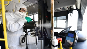 İzmir'de ulaşıma virüs kalkanı!