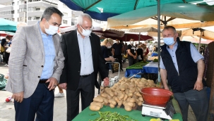 Karabağlar'da pazaryerlerine denetim 