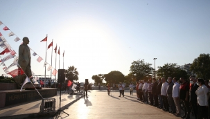 Atatürk’ün Karşıyaka’ya gelişi coşkuyla kutlandı 