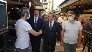 Başkan Batur'dan Kordon’a hayırlı olsun ziyareti