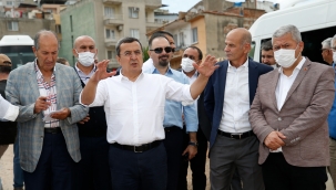 Başkan Batur meclis üyeleriyle sahadaydı