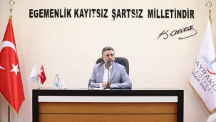 Başkan Sandal, “Depremin, siyasete alet edilmesine müsaade etmem” 