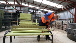 Buca’nın parklarında geri dönüşüm dönemi 