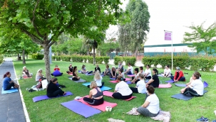 Çiğli’de kadınlar sabah sporunda buluşuyor