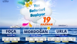 Denizde yaz seferleri İzmir'de başlıyor