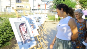 Efes Selçuk'ta toplumsal cinsiyet eşitliği karikatür sergisi