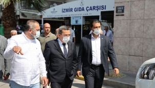 Gıda Çarşısı esnafı istedi Başkan Batur yaptı 