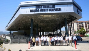 Karabağlar'da projeler AK Parti ve İYİ Parti heyetleriyle gezildi 