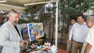 Seferihisar Belediyesi Uluslararası Resim Çalıştayı başladı