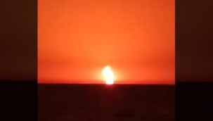 Hazar Denizi’nde büyük patlama