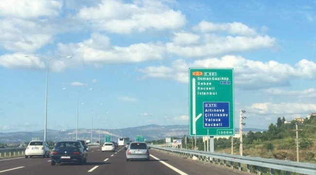 İstanbul-İzmir Otoyolu'nda yeni uygulama