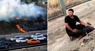 Kışlada yangın çıkaran kişi tutuklandı