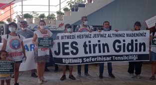 Orhanlı'da köylüler JES toplantısını yaptırmadı: JES'tirin gidin