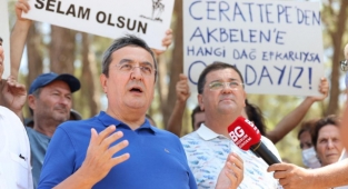 Akbelen dayanışmasına kıyı desteği!