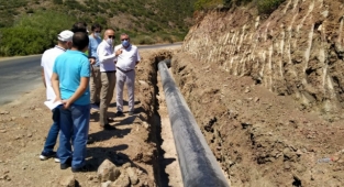 Çeşme'nin içme suyu yolda: 14 km'lik ana iletim hattı tamam!
