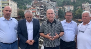 İklim Komisyonu'nun CHP'li üyeleri sel bölgesinde!