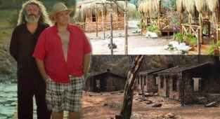 Mandıra Filozofu'nun kulübesi de küle döndü