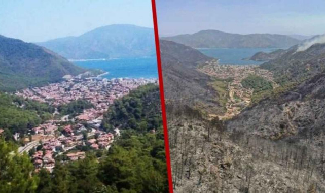 Marmaris’ten geriye bu görüntü kaldı