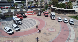 Menemen Belediyesi’nin araç filosu yenileniyor