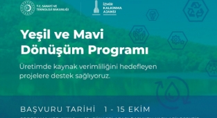 İZKA'dan sürdürülebilir üretim için 'Yeşil ve Mavi Dönüşüm Programı'