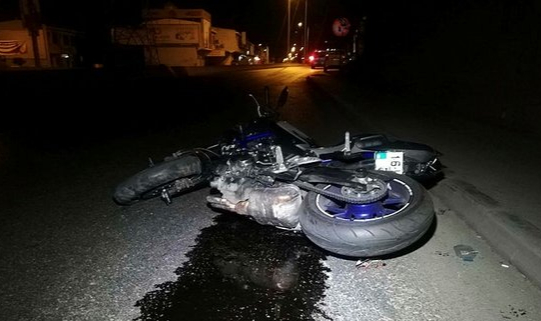 İzmir'de motosiklet kazası!
