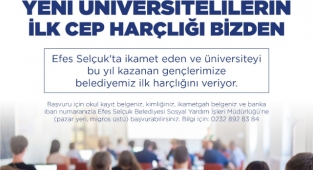 Selçuk'ta öğrencilerin harçlıkları belediyeden! 