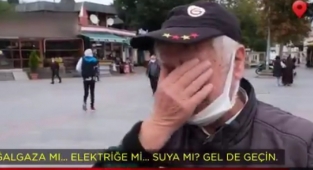 82 yaşındaki yurttaş gözyaşlarını tutamadı: Soba yakmamak için sokaklarda geziyorum