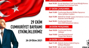 Konak’ta Cumhuriyet Bayramı coşkusu