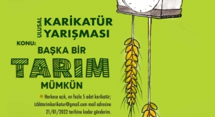 “Başka Bir Tarım Mümkün” temalı ulusal karikatür yarışması için başvurular başladı