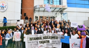 Çiğli De Kadına Yönelik Şiddete Kayıtsız Kalmadı!