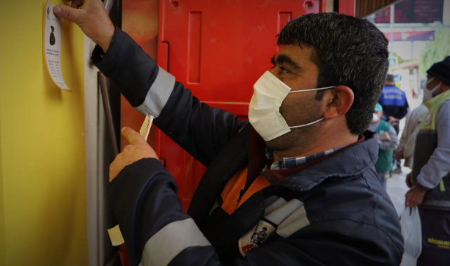 Saraçoğlu Caddesi’nde atık bırakma uygulaması devam ediyor