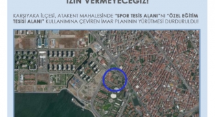 TMMOB duyurdu: Karşıyaka'da imar değişikliğine mahkeme ''DUR'' dedi