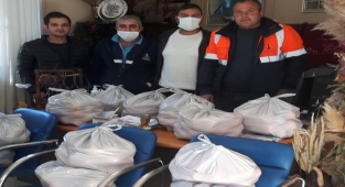 Büyükşehir ve Halciler Derneği'nden Meyve ve Sebze Yardımı