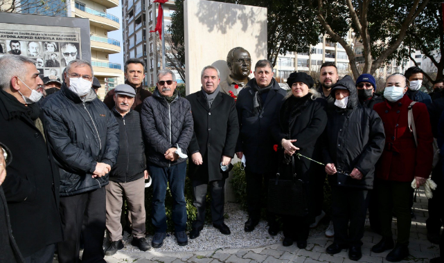 Gazeteci Uğur Mumcu Karşıyaka’da anıldı