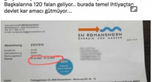 İsviçre'de yaşayan gurbetçinin elektrik faturası sosyal medyada tartışma yarattı