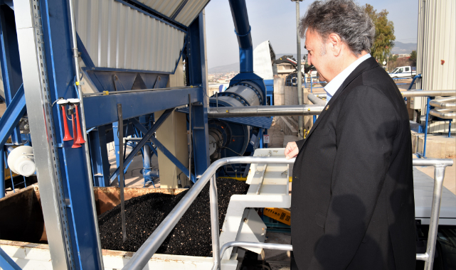 Bornova asfalt üretimine başladı!