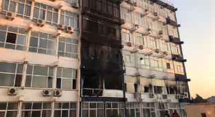 Ege Üniversitesi Hastanesi'nde yangın