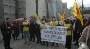Eğitim emekçileri eylemde: Tasarı derhal geri çekilsin